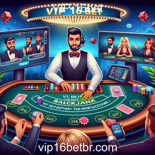 A Experiência Imersiva dos Jogos Live Dealer no VIP 16bet